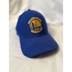 New Era Golden State Warriors 39THIRTY Stretch Fit Hat Mens Medium-Large Blue